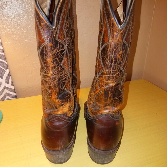 Vintage Texas Brand Cowboy Boots, 7.5D - Picture 4 of 11